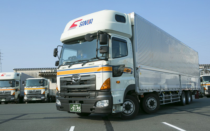 大型トラック・中距離配送ドライバーの求人｜株式会社サンワネッツ　浜松営業所（ID：1481）の求人画像１